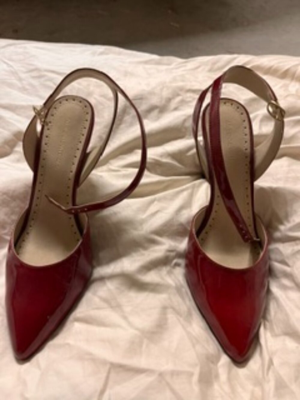 Adrienne Vittadini Red Patent Leather 1.5" Heels
